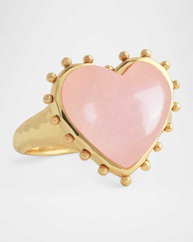 Heart Stone Statement Ring